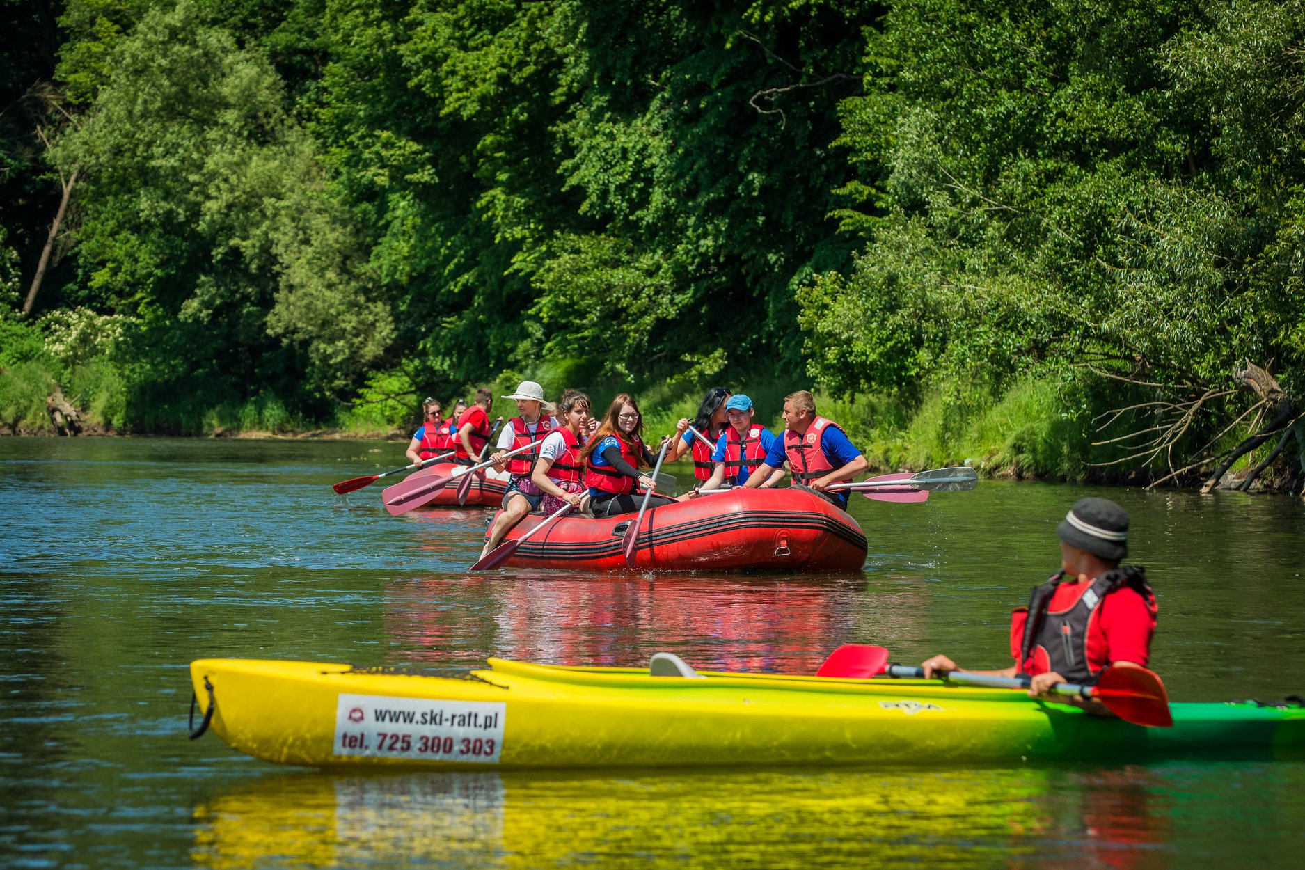 ski-raft spływy pontonowe