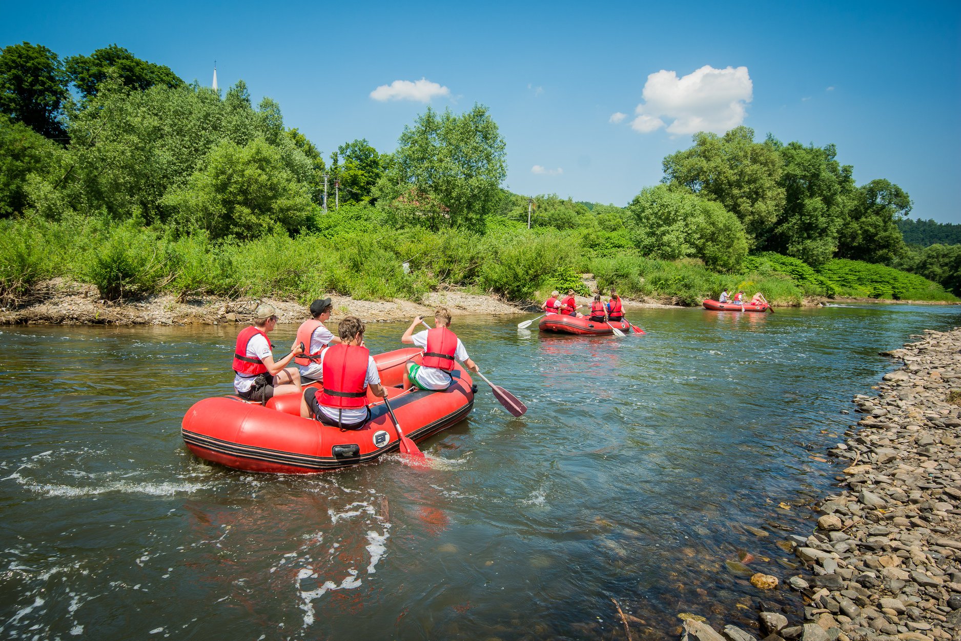 Ski raft spływy pontonowe 