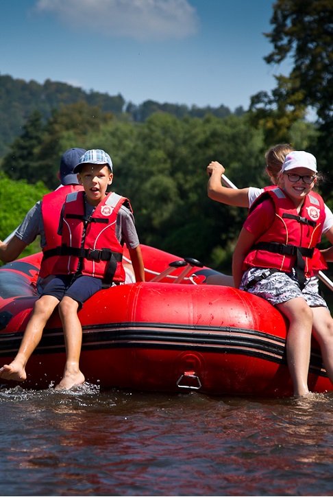 Spływy pontonowe ski-raft w Ławicy